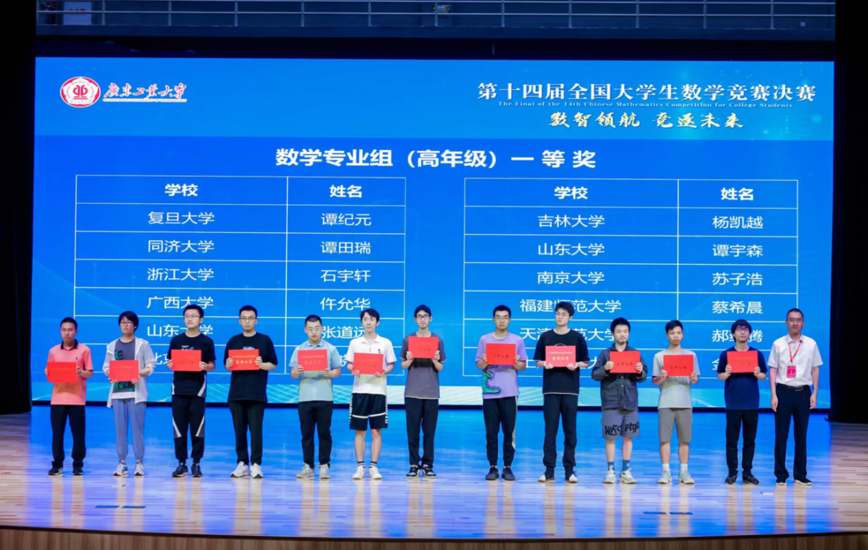 【本科教育教学】我校学子在第十四届全国大学生数学竞赛决赛...